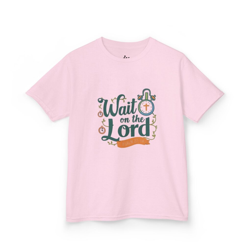 wait on the lord | christian t shirts | kids