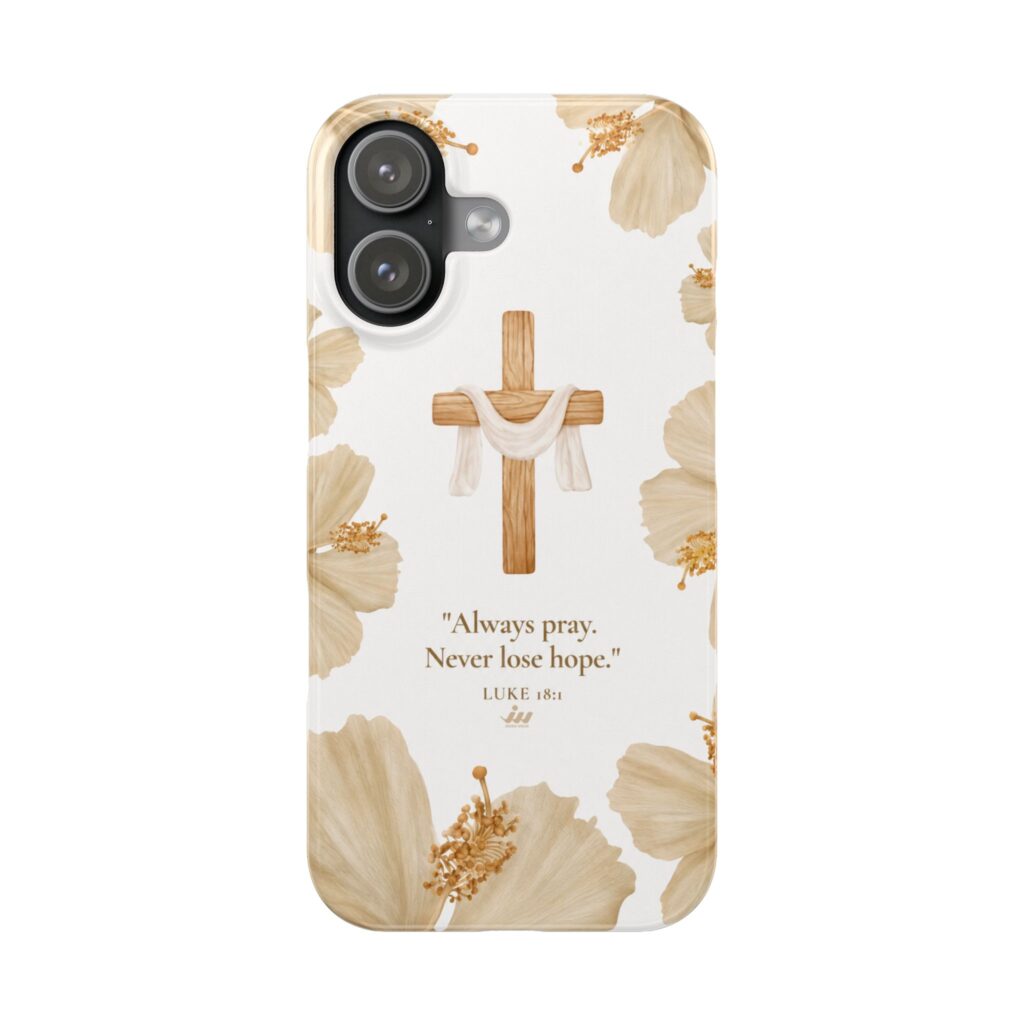 never lose hope | christian mobile case