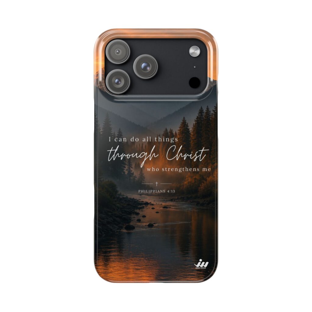 T-Shirts through christ | christian mobile case