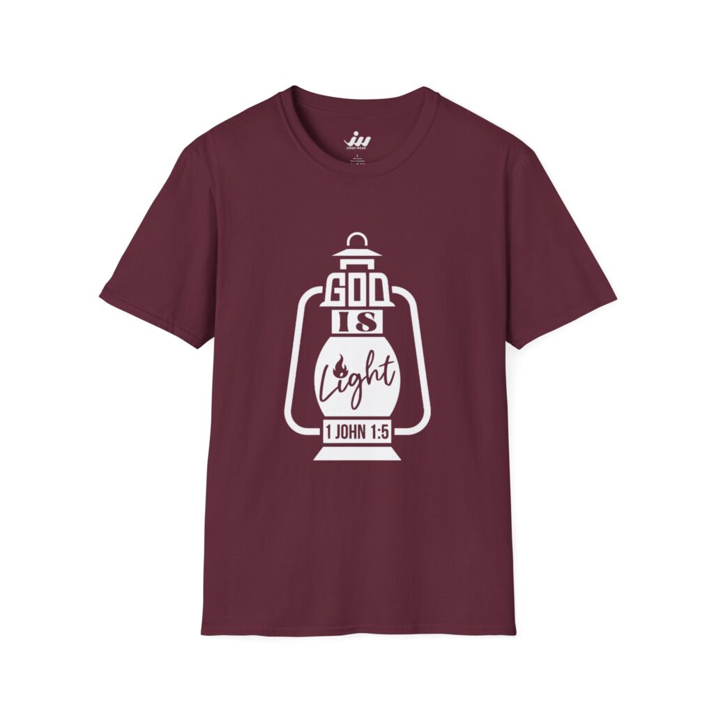 god is light | christian t shirt