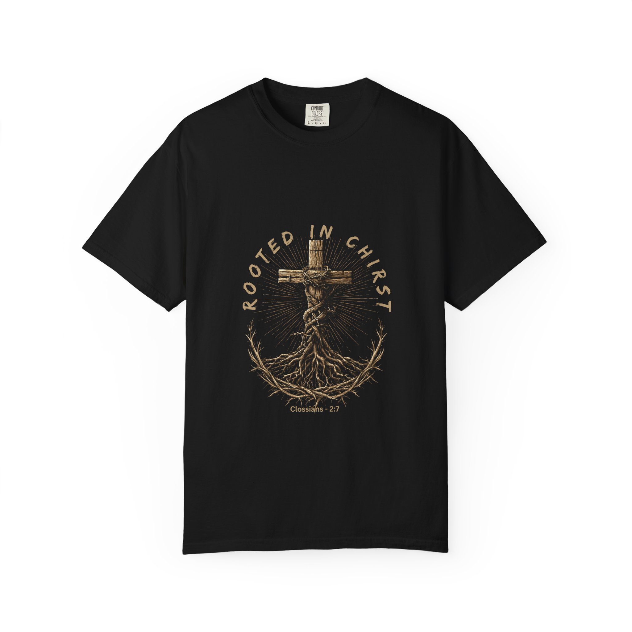 rooted in christ | christian t shirt rooted in christ | christian t shirt