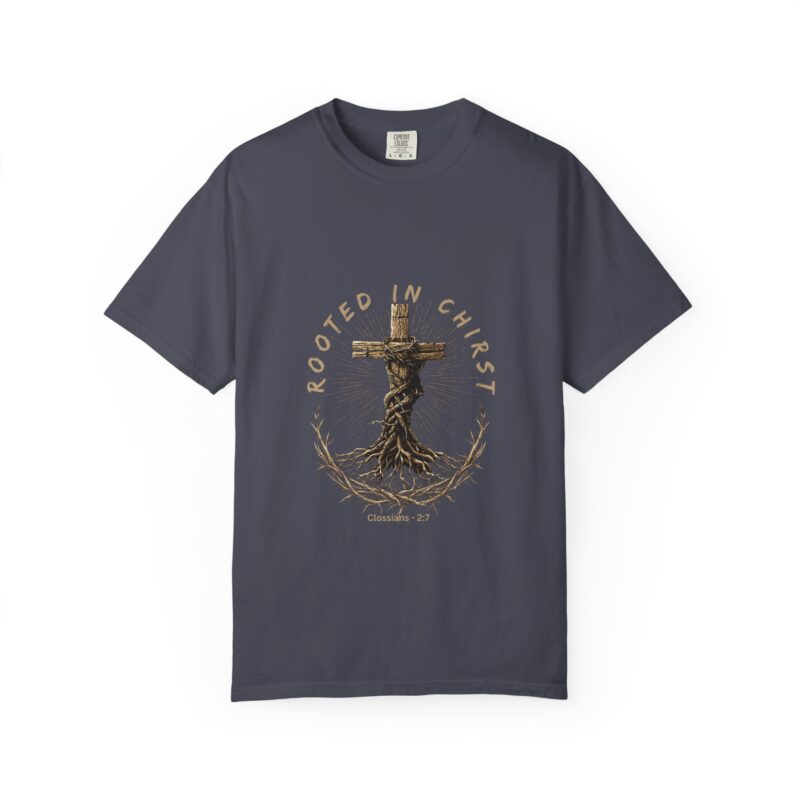 rooted in christ | christian t shirt